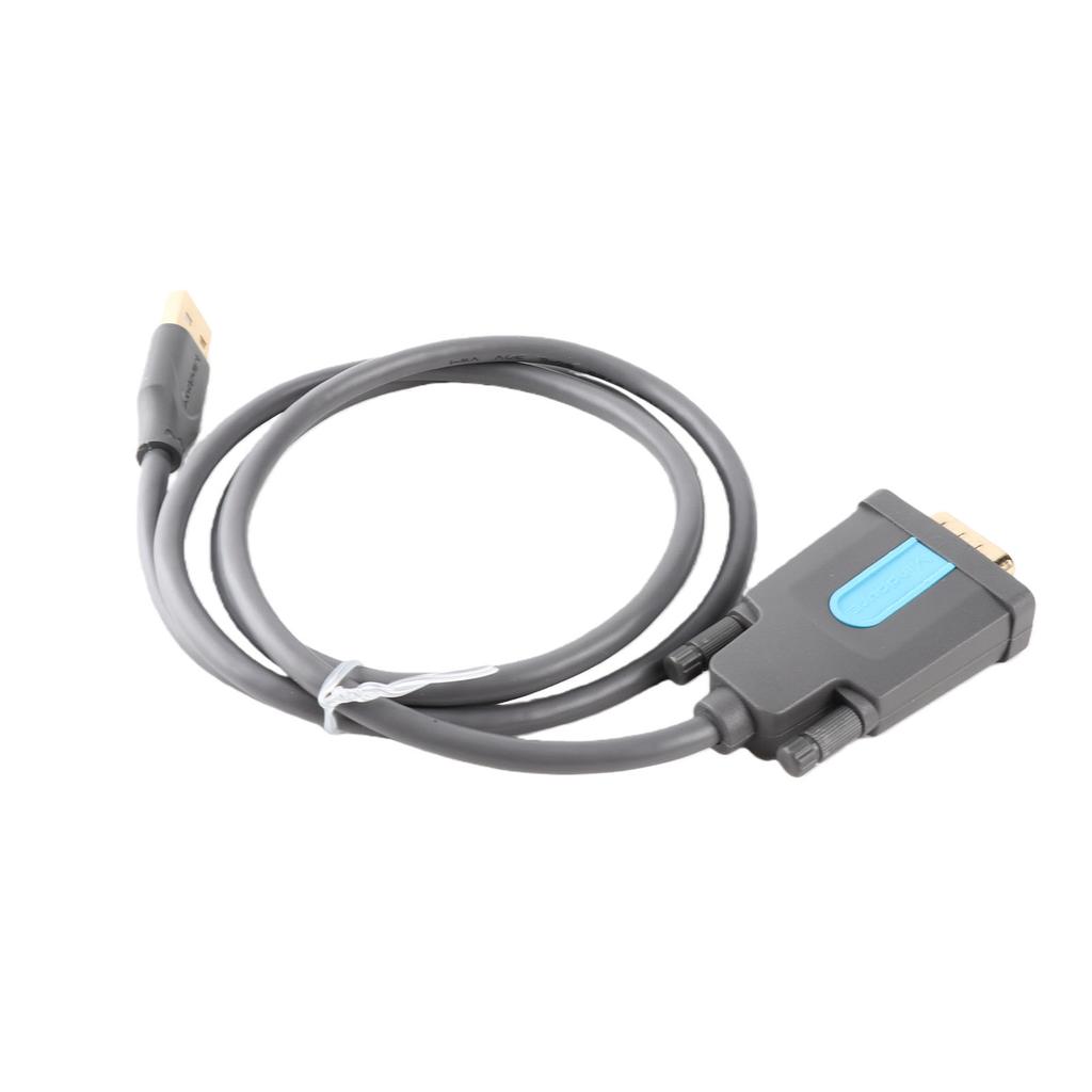 Mindpure Serial Port Cable US015 USB To DB9 RS‑232 Male To Male Computer Converter Cable