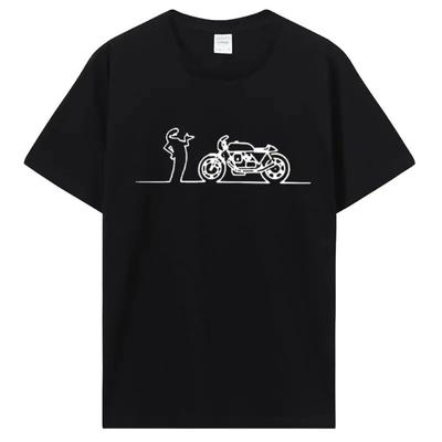 Hommes Femmes Moto Guzzi La Linea Guzzisti Nomads T-shirt Lineman Série TV Vêtements T-shirts en coton T-shirt Hip Hop T-shirt Streetwear