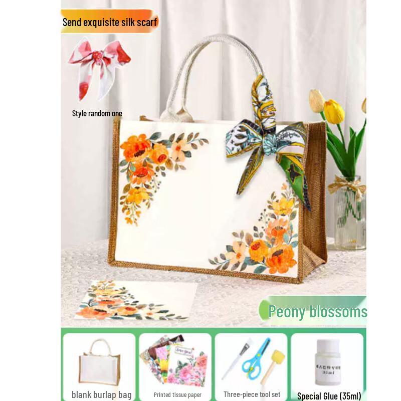 Набор для декорирования сумки-холщовки своими руками (декупаж)