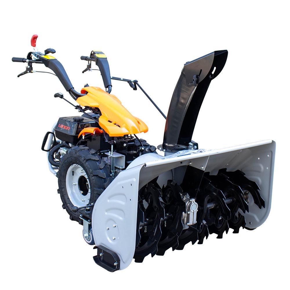 Hand-Push Multifunctional Snow Pusher - High-Power Snow Blower for Streets and Municipal Use