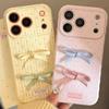 Heart Bow Phone Case for Apple 17 Pro Max & 16/12/11 - Fresh & Cute Design