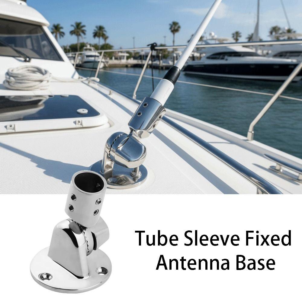 25mm Round Antenna Base 7/8 Inch Marine Mount Boat Mount Boat Hardware  Boat Accessories