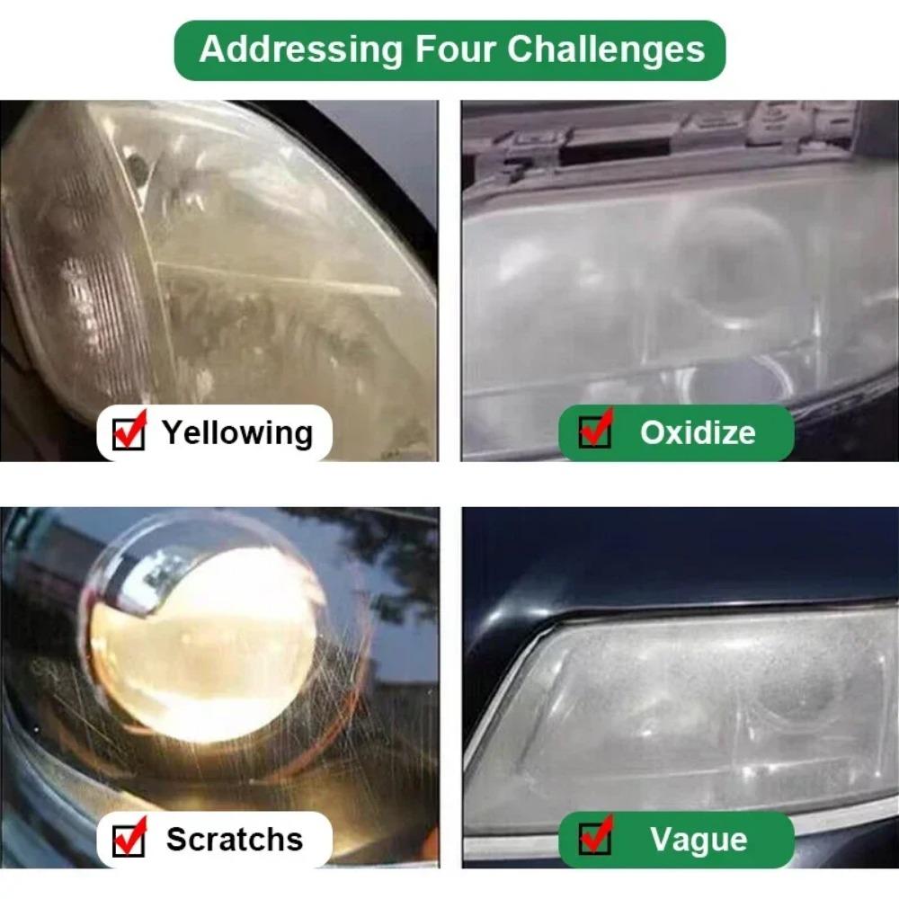 New Car Headlight Restoration Polishing tools Headlamp Scratch Remover Repair Cleaning Paste Remove Oxidation Headlight Polish
