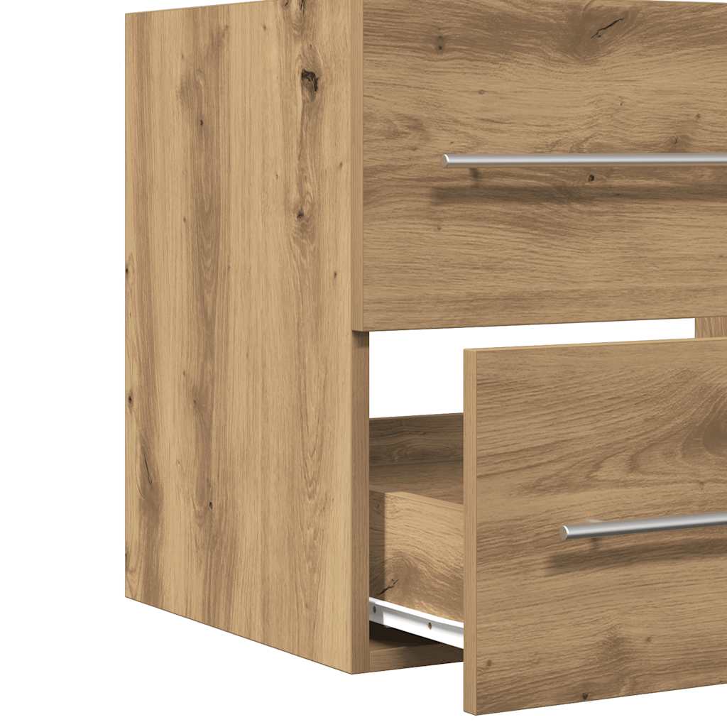 Artisan Oak Bathroom Vanity Cabinet 60 X 38.5 X 48 Cm