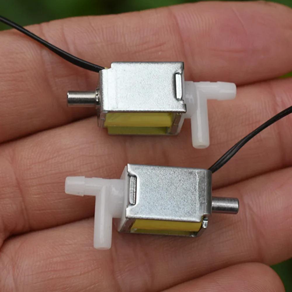 2-Position 3-Way Micro Solenoid Valve Micro 10mm DC 6V Normally Open/Closed Air Valve for Eye Massager and Medical Equipment