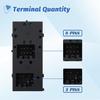 Power Window Control Switch Master Door Button Compatible With 2003-2008 Ford Crown Victoria/F150/Expedition, 06-08 Lincoln Mark LT, 03-08 Mercury