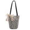 Summer Beach Tote Bag With Flower Print Water Bucket Style For Casual Daily Use