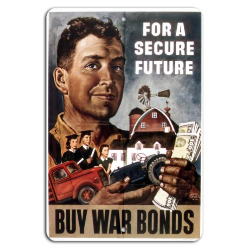Invest in Tomorrow Buy War Bonds TodayAluminumtin sign 20x30cm(7.8x11.8inch)