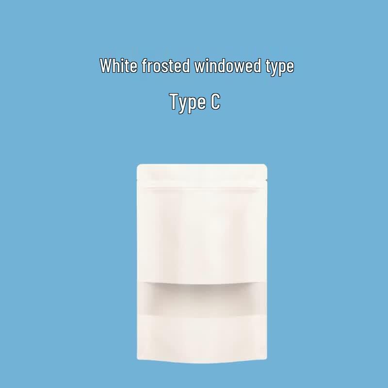 

Kraft Paper Stand-Up Zipper Pouches