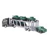 1/48 Carrier Truck with Cars Toys Set Portable Alloy Plastic Transport Vehicle with Car Models for Gifts Ornament