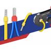 Hexagonal Self-Adjustable Ratchet Ferrule Crimping Tool Kit 23-7AWG 0.25-10mm² Crimper Kit with Ferrule Sleeves Wire Terminals