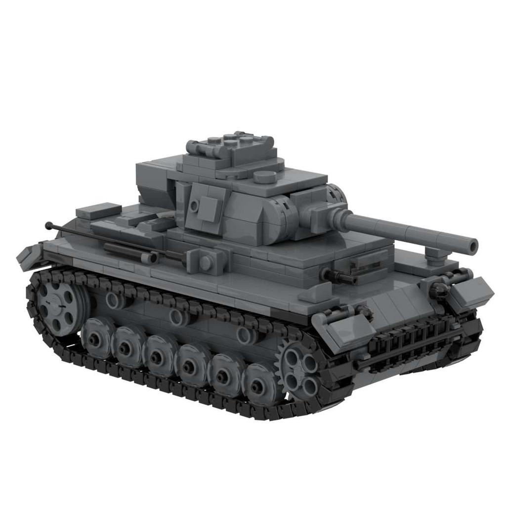 Druhá světová válka Německý tank Panzer I II III IV Flakpanzer MK103 Vojenská stavebnice Armádní kostky Sestavitelná sada Kompatibilní se značkami