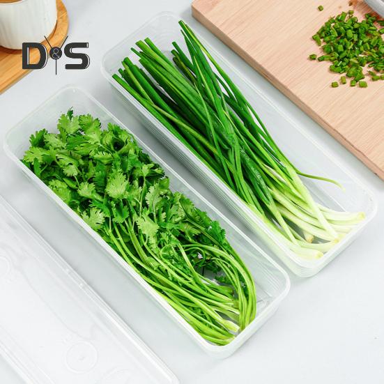 Cutie transparentă de depozitare pentru frigider, 1/3 buc. Organizator de legume, fără BPA, stivuabilă, multifuncțională, pentru păstrarea proaspetelor