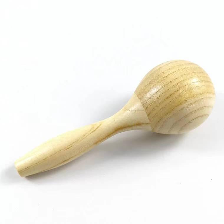 Large Beech Wood Sand Shaker for Children s Grip Training and Orff Percussion
