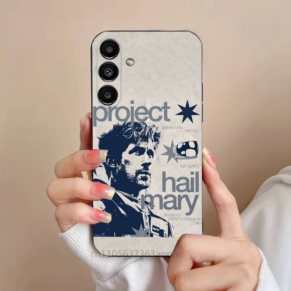 P-Project Hail M-Mary Movie Phone Case For Samsung S25,24,21,22,23,S30,Ultra,S20,Plus,Fe,Lite,Note,S10,S9,Black Soft Shell SamsungS22ULTRA5G
