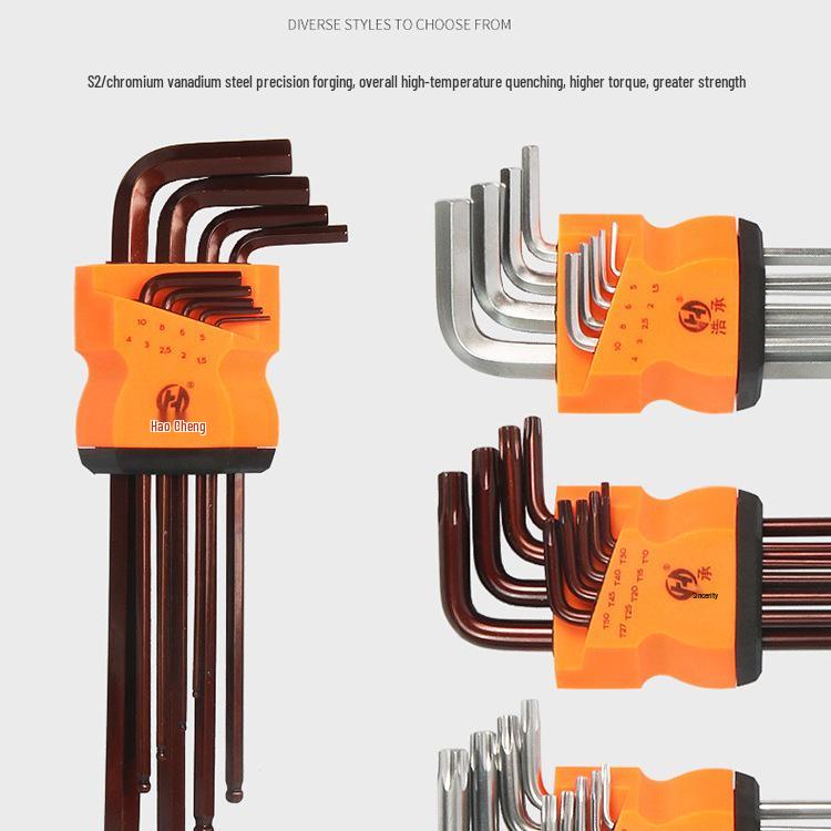 6-Point Torx and Metric Hex Wrench Set