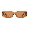 Louis Vuitton Full Frame Design Acetate Irregular Shape Sunglasses Women Sunglasses Brown Z2817