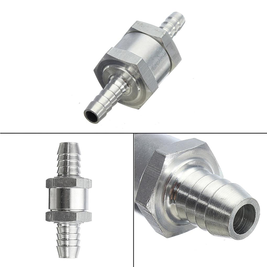 Car One-way Check Valve Vehicle Oil Tube Parts Replace Fittings Aluminum Alloy 6mm Non Return Valves Modified Component