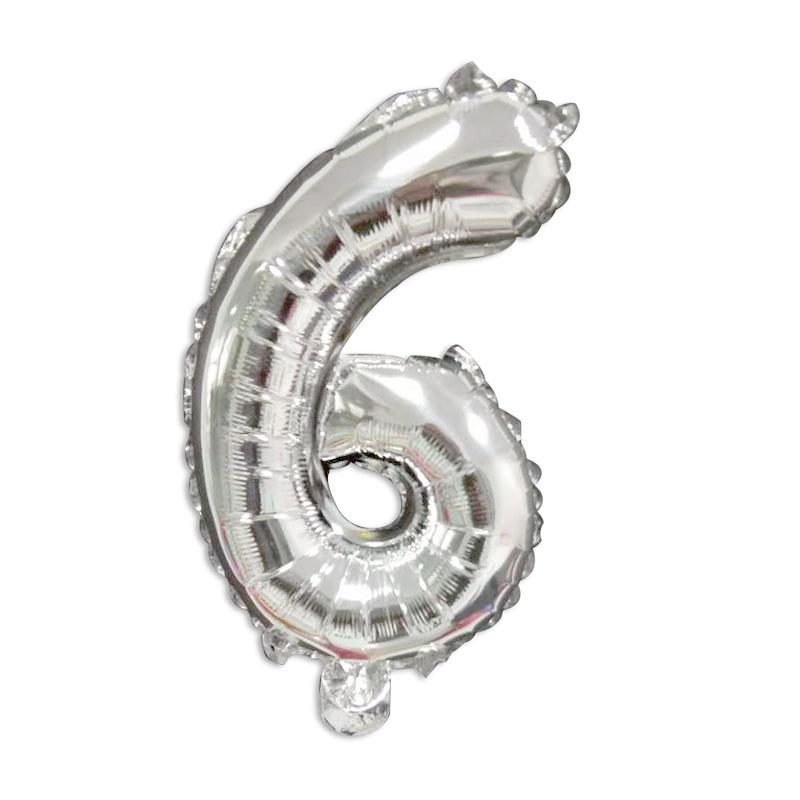 Thin Body 40-Inch Large Digital Aluminum Film Balloon 42-Inch Digital Balloon Birthday Party Decoration Helium Balloon Floating In The Air