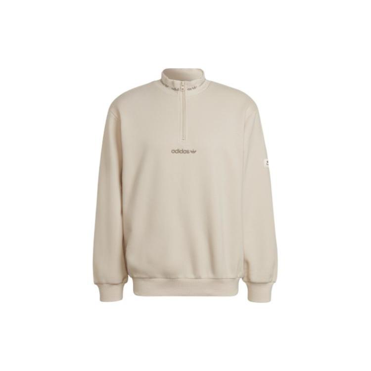 Свитшоты Adidas Originals Trefoil Linear Унисекс Лен Стойка Умеренный Обычный HM2656 S