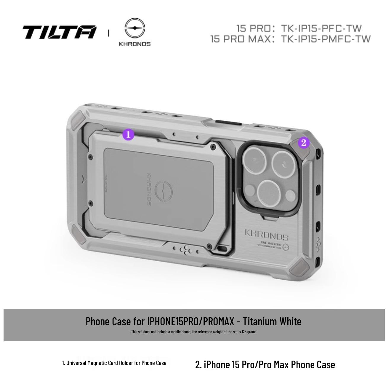 

TILTA Iron Head Metal Phone Case & Expansion Frame for iPhone 15 Pro Max