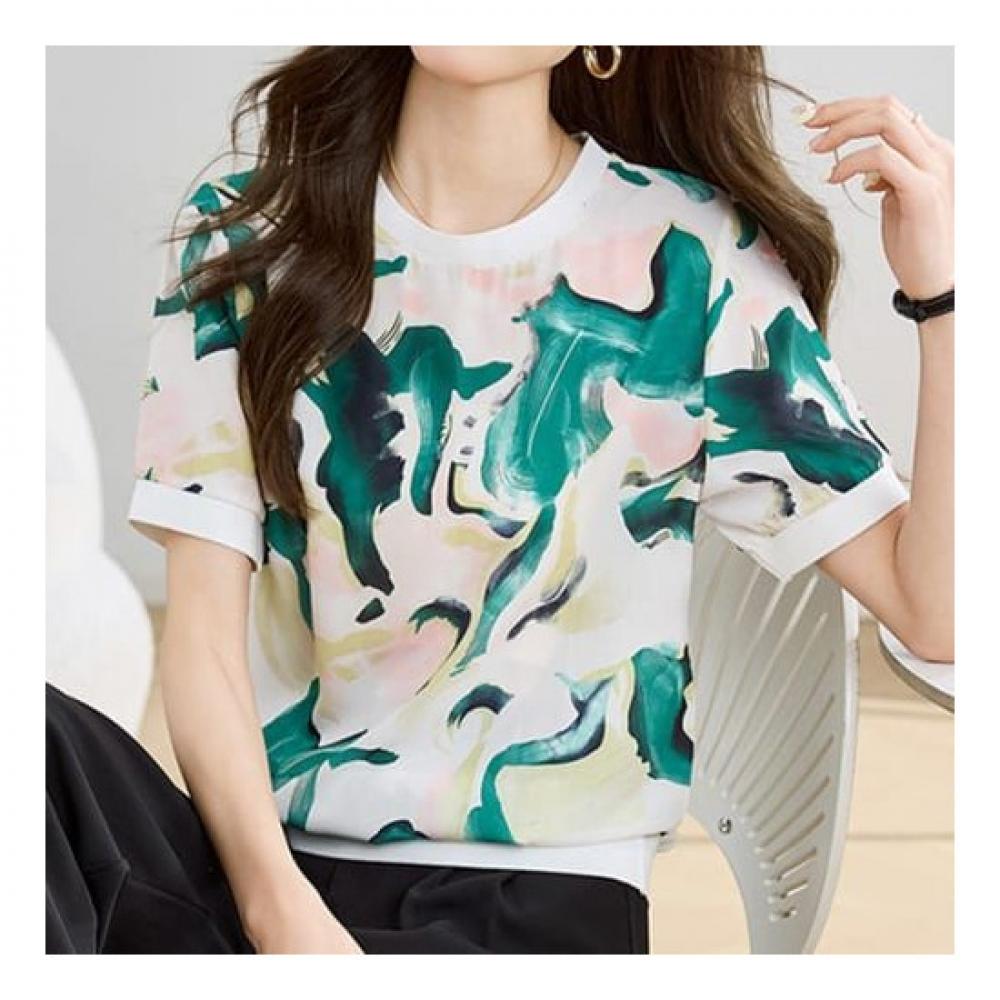 Navava Men NT1620 Fresh VinTage PrinT Round Neck ShorT Sleeve T shirT