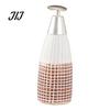 Easy Press Soap Dispenser Ceramic for Bathroom, 350/380ML Hand Bottle with Container Pump, Refillable Liquid Soap, Lotion and Shampoo Kitchen