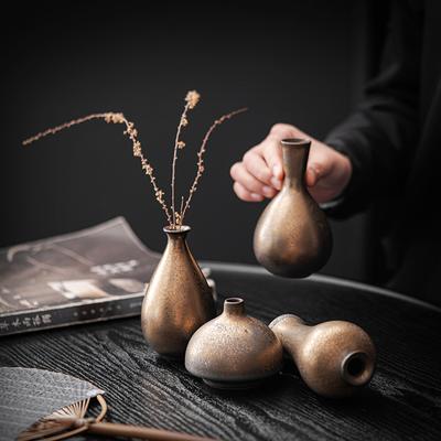 Ceramic Vase Flower  Decorative Vase Retro Style for Flowers Grass Indoor Living Room Dining Table Office Home Decor