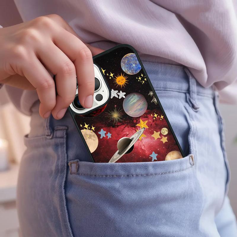 Sky Space planet Moon stars Phone Case For iPhone 17 Air 15 16e 14 13 Pro Max Coque 12 11 Pro Max PLUS cover