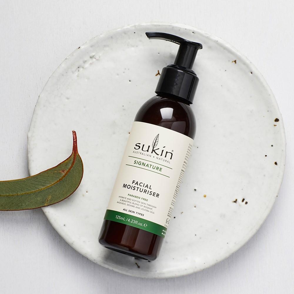 Sukin, Signature, Crème Hydratante Légère pour le Visage, 125 ml