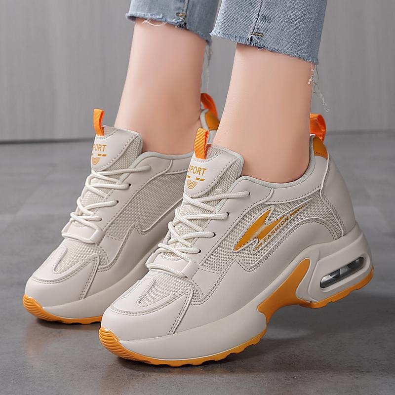 

Женские дышащие сетчатые усиленные спортивные туфли модные туфли на шнуровке для активного отдыха удобные низкие спортивные туфли 42