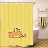 Corgi Butt Shower Curtains for Bathroom Showers Bath Folding Partition Curtain Accessories Bedrooms Waterproof Fabric Things the