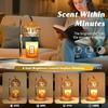 Retro Wax Melting Lamp, Aromatherapy Lamp, Bedroom Ambient Light, Minimalist Decoration, Adjustable Height, Timer Dimming
