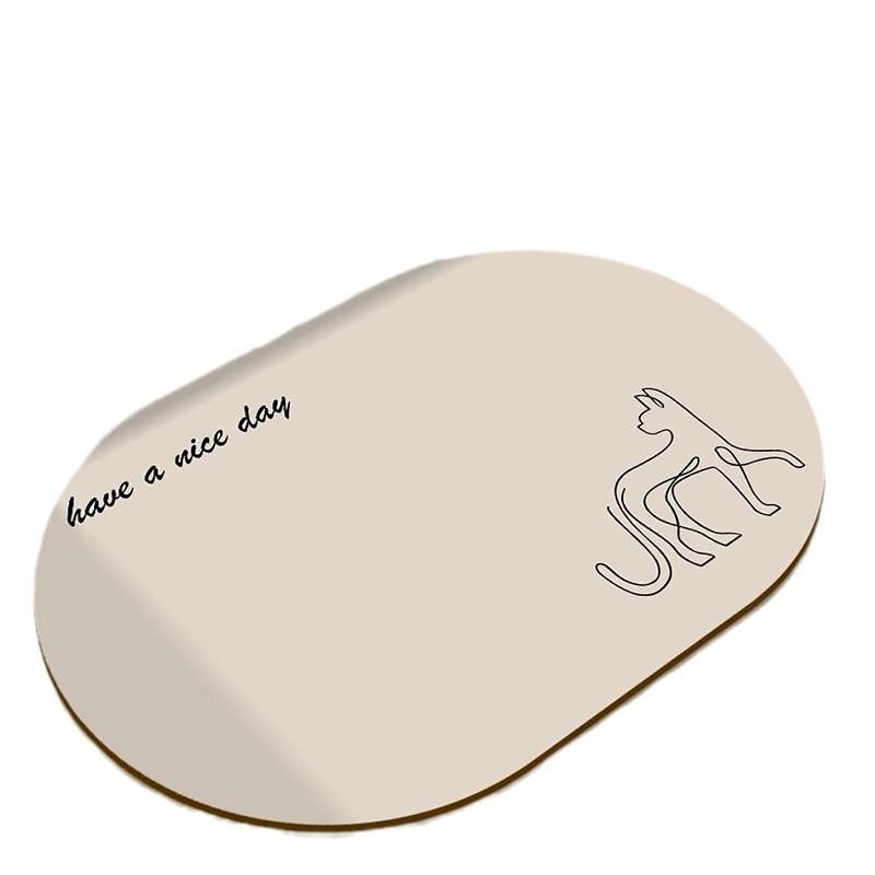 

Крем ветровой диатомовый ил коврик для ванной абсорбирующий коврик коврик для туалета нескользящий коврик для двери ванной 40x60cm