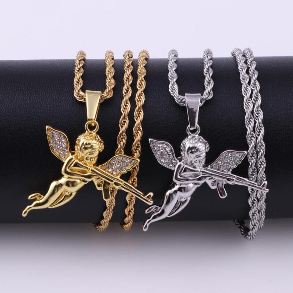 Buy Angel Pendant Gold Silver Filled 