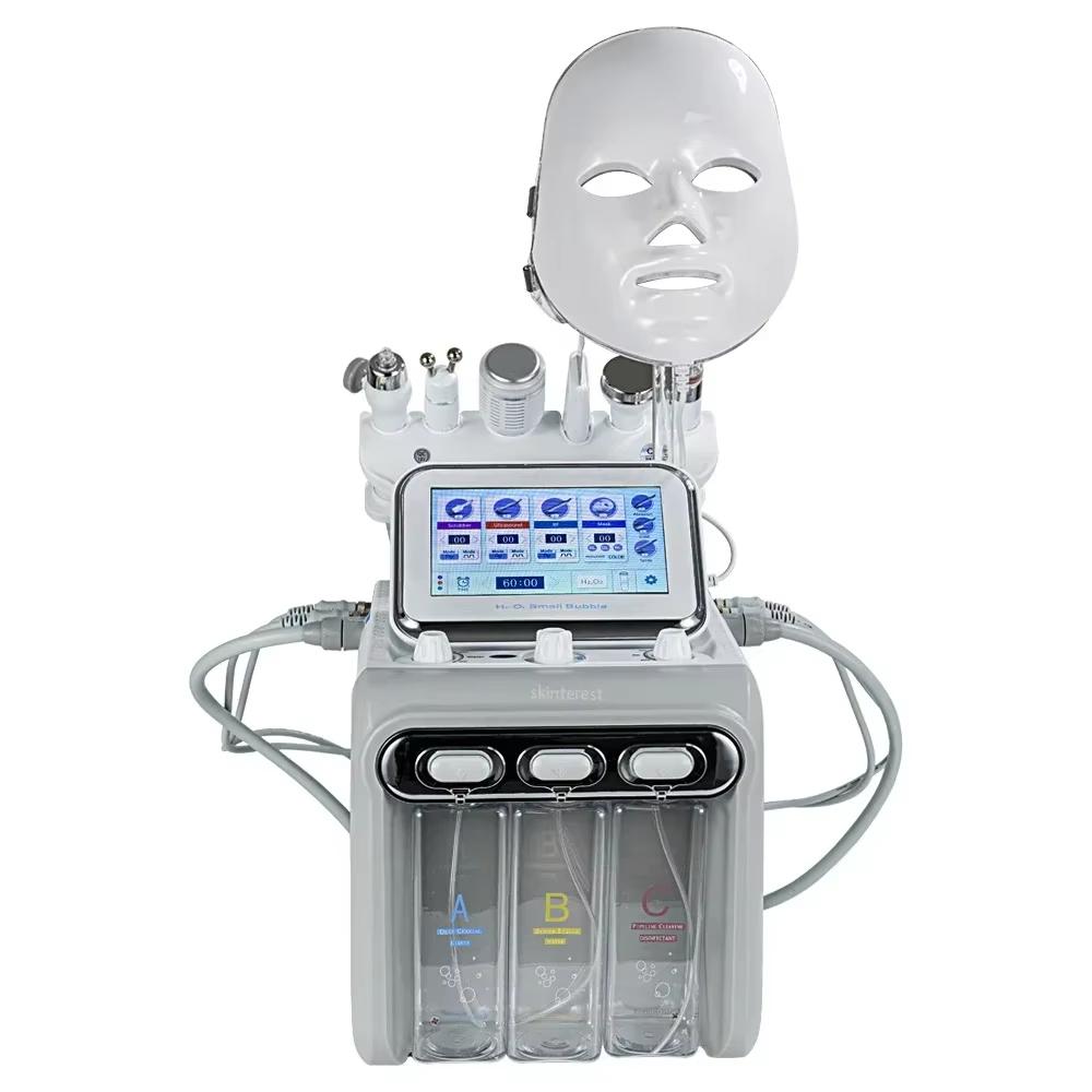 7-in-1 Multi-Functional Facial Beauty Device with RF Lifting, Oxygen Hydration, Ultrasonic Cleansing, and Skin Rejuvenation