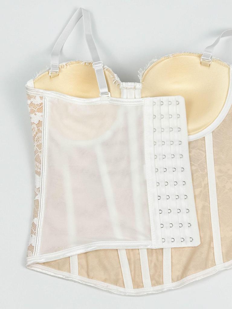 Spicy Girl Lace Camisole: Black Boning Autumn/Winter Inner Wear with Chest Pads, Beautiful Back Design