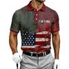Men's Short Sleeve Polo Shirt Button Down Halloween Print Casual Fit Lightweight Breathable Fabric Comfortable Design