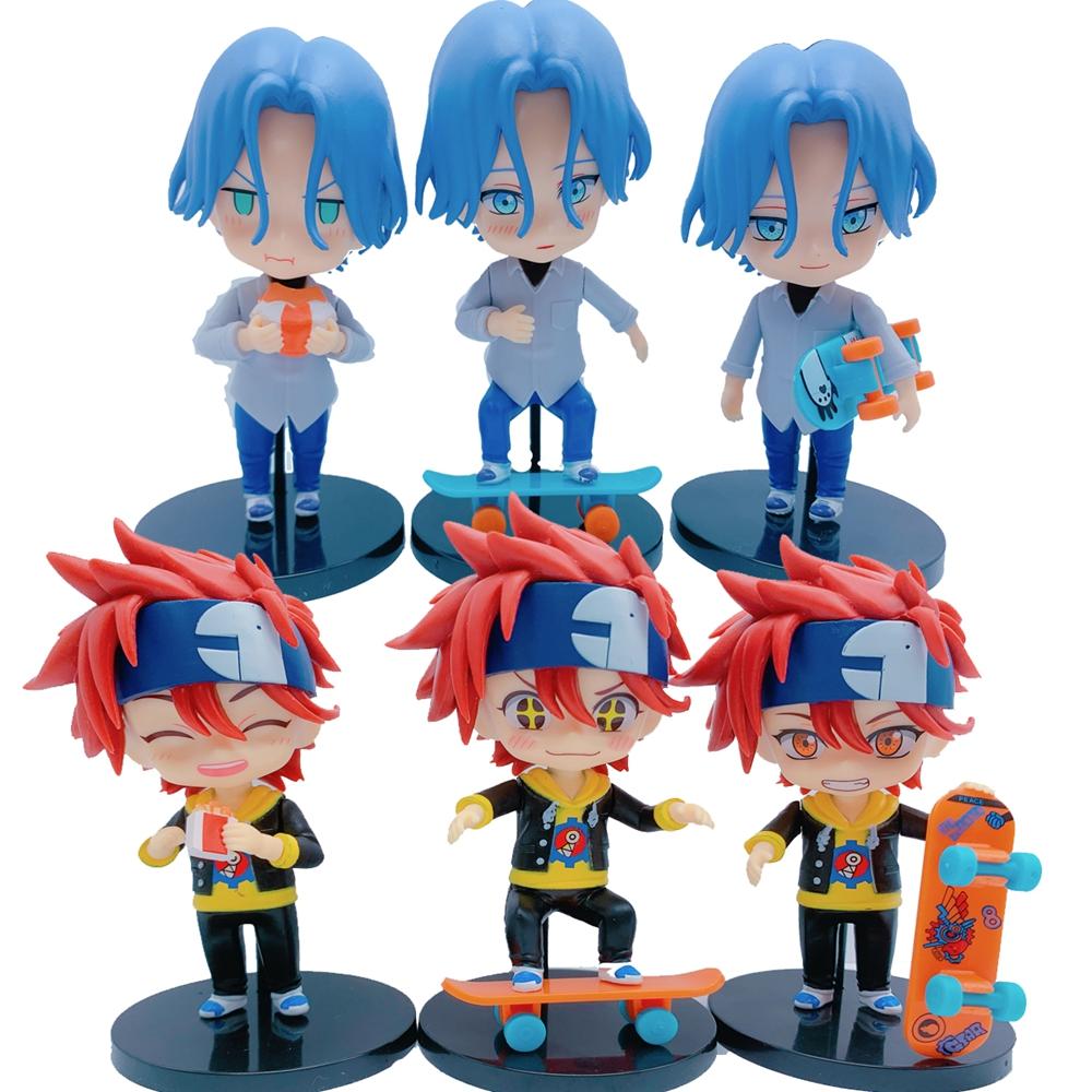 6Pcs/1Set 10CM Anime Infinity Figure Hasegawa Langa Kyan Reki Set Model Toy Doll Action SK8 SK PVC the Articulated Poseable Collectible Detailed No box