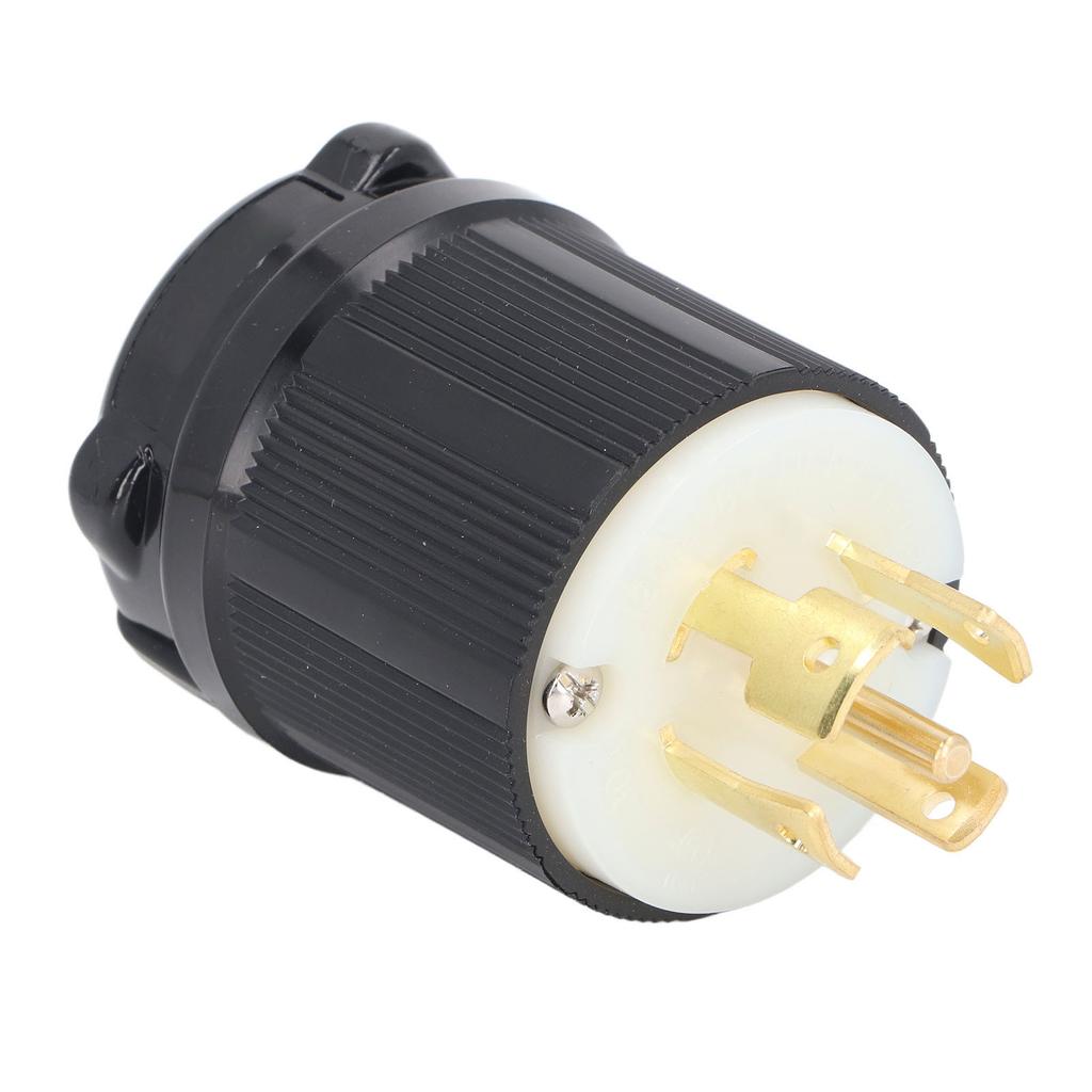Generator Verriegelungsstecker 4-polig 5-adrig 30A 120/208V Universeller Drehverschluss-Adapter L21‑30P für Maschine