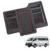 Toyota Hiace 200 Series Center Console Drink Cup Drink and Additional Rubber Small Item Storage Easy Customizable for a Clean (1-6) Custom-Designed