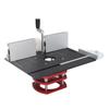 Router Lift with Top Plate Router Lifting Base Woodworking Slotting Trimming Chamfering Table Top Black
