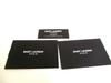 Authentic Saint Laurent YSL Black Leather 6 Pics Key Chain #b135  Open box