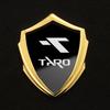 Tairong all-metal sun-resistant and non-fading electric motorcycle 3D three-dimensional car sticker modified decorative sticker body side logo badge
