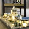 Knew Built Capitol Micro Mini Building Block Toy with USB LED Dazzling Architectural Replica Educational Decorative Novelties