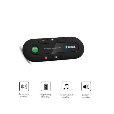 USB Bluetooth Hands Free Car Kit Phone Charger MP3 Music Player Visor Clip Speaker Wireless Bluetooth Unassisted