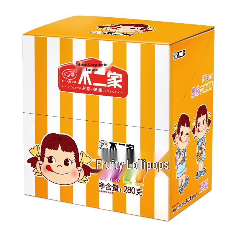 Fujiya Mixed Fruit Big Lollipops