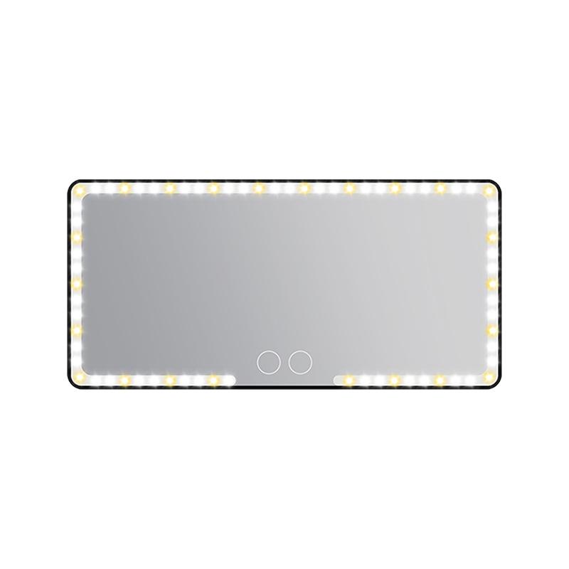 LED Car Sun Visor Makeup Mirror with Three-Speed Dimming
