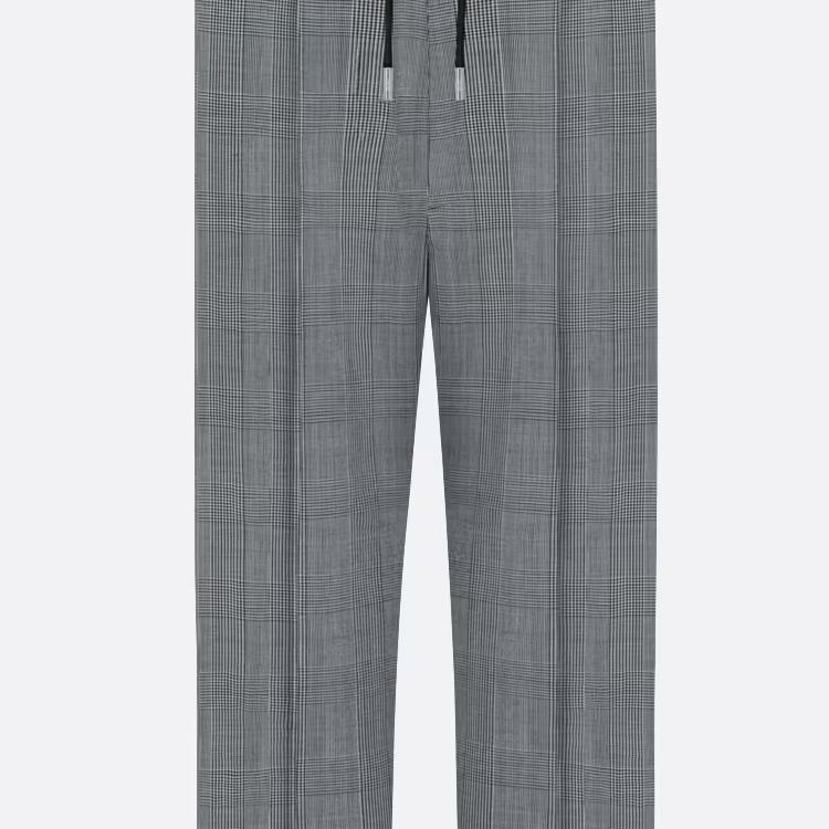 Dior Casual Pants Men's Gray Moderate Straight Fit Pants 113C112A4995-C980