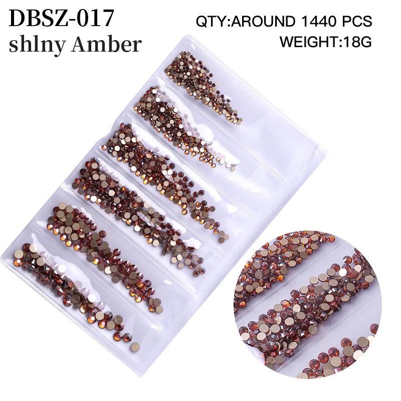 Long Bag Nail Art Jewelry Glass Flat Bottom Diamond Nail Art Diamond Nail Art Jewelry Mixed